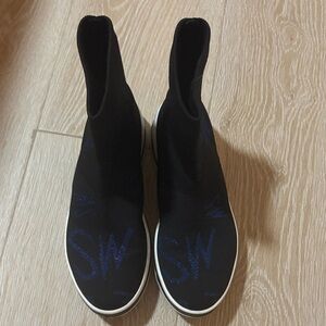 Stuart Weitzman Black and Blue Athletic Shoes